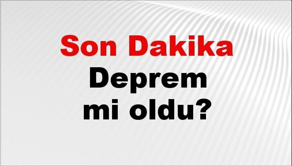 Son dakika Kütahya’da deprem mi oldu? Az önce deprem Kütahya’da nerede oldu? Kütahya deprem Kandilli ve AFAD son depremler listesi 11 Nisan 2026