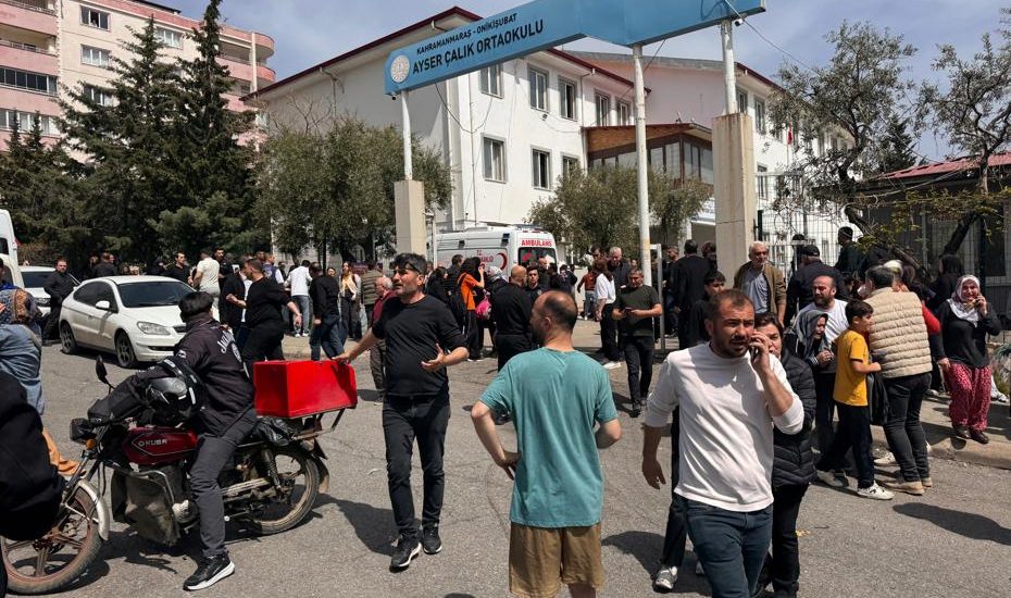 Kahramanmaraş’ta okulda silahlı saldırı