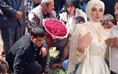 Gelin ve damat düğün günü hayatını kaybetti! Mezarlıkta kahreden detay